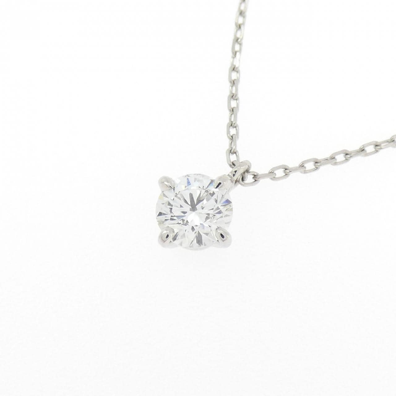 PT950/PT850 ダイヤモンド ネックレス 0.390CT E VS1 VG