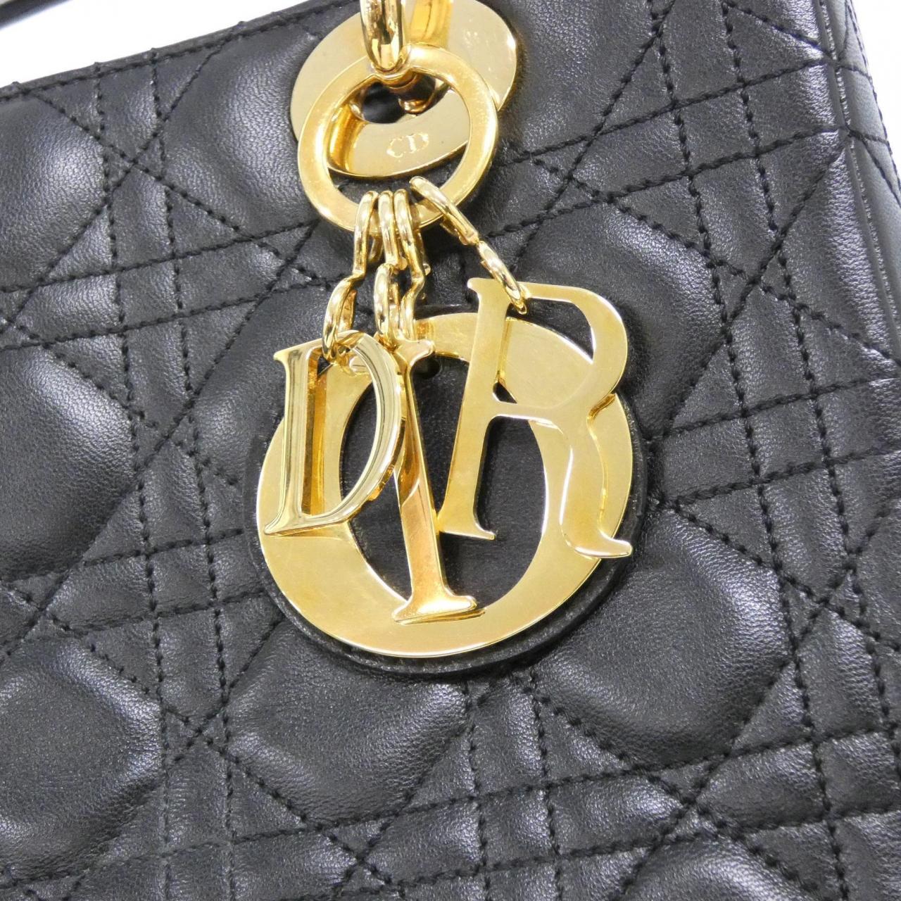 【ヴィンテージ】クリスチャンディオール レディ ディオール ミディアム CAL44550 バッグ