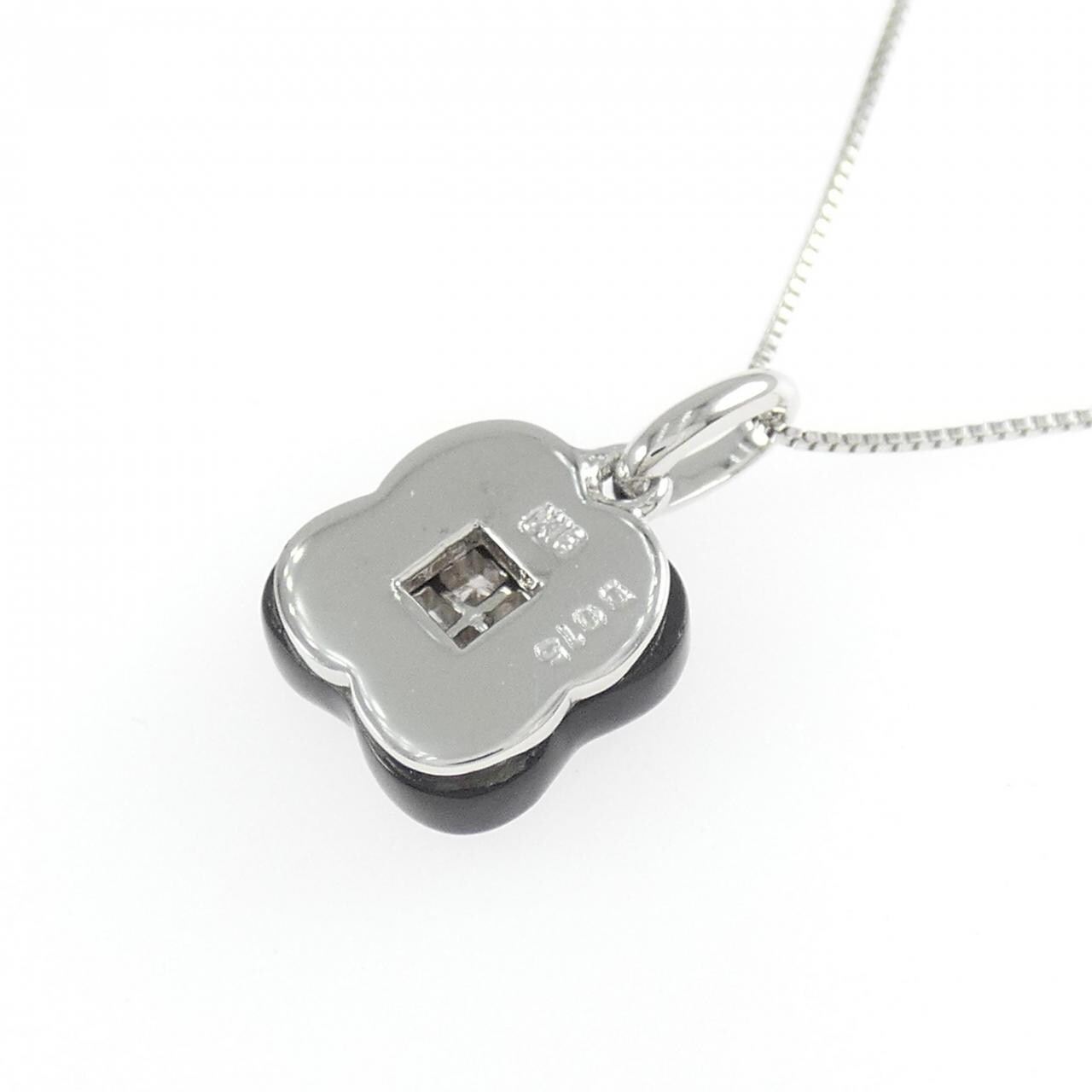 K18WG オニキス ネックレス