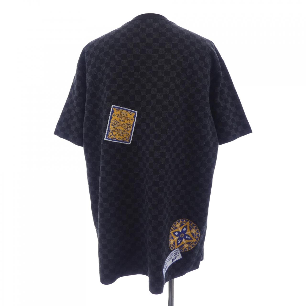 ルイヴィトン LOUIS VUITTON ダミエ ショートスリーブ シグネチャークルーネック HTN10WUQH ニット