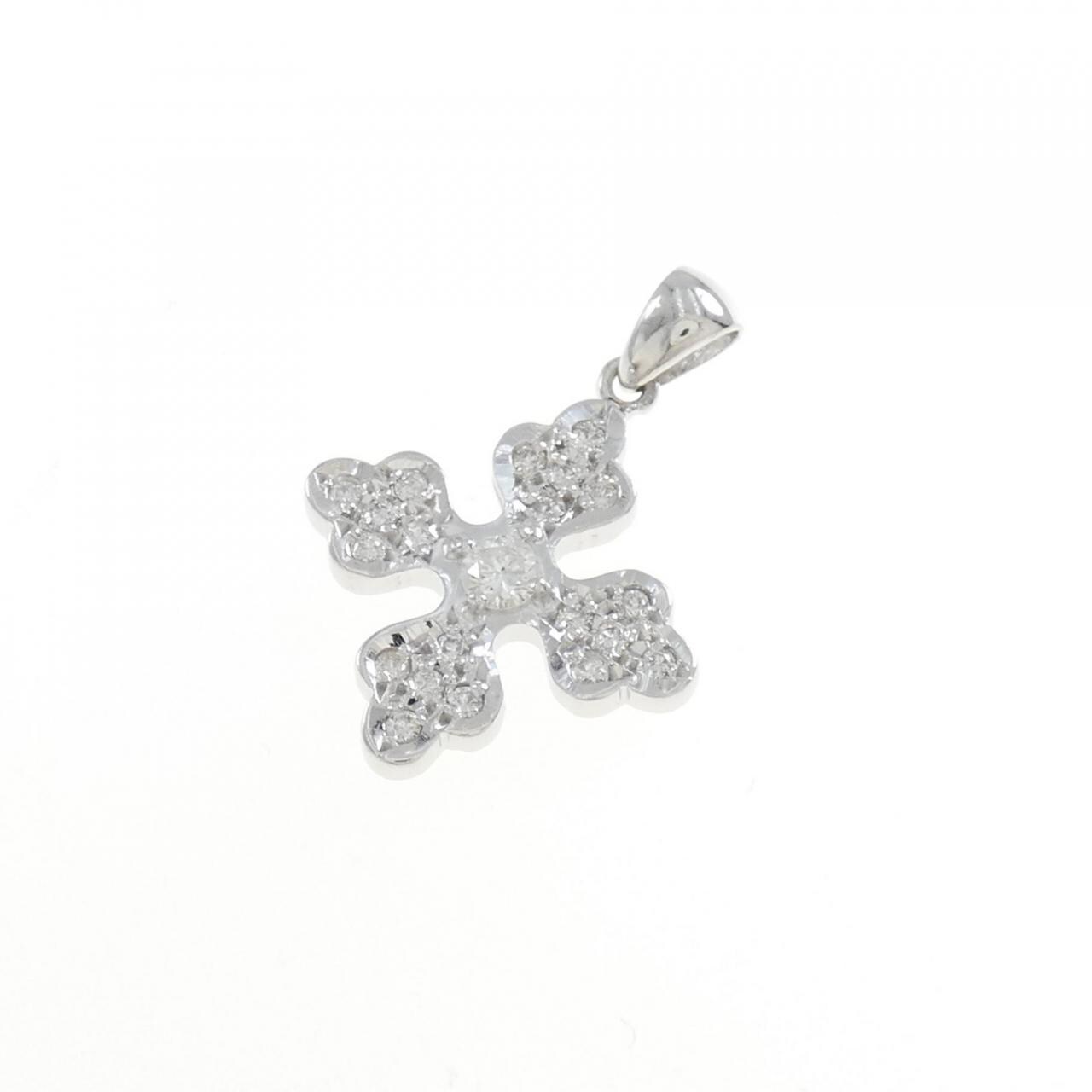 コメ兵｜K18WG ダイヤモンド ペンダント 0.30CT｜ジュエリー