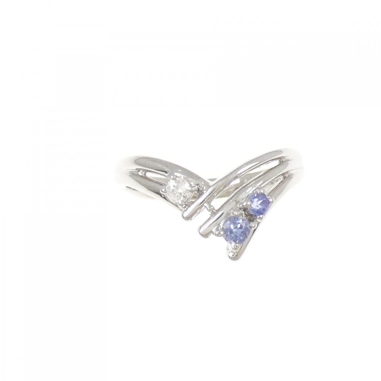 PT850 タンザナイト リング 0.12CT