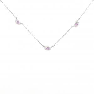 PT850 サファイヤ ネックレス 0.20CT