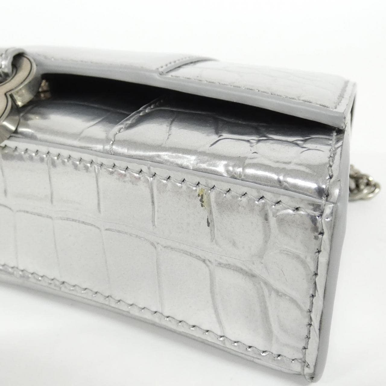 バレンシアガ アワーグラス チェーン ウォレット 656050 1S4CY チェーンウォレット