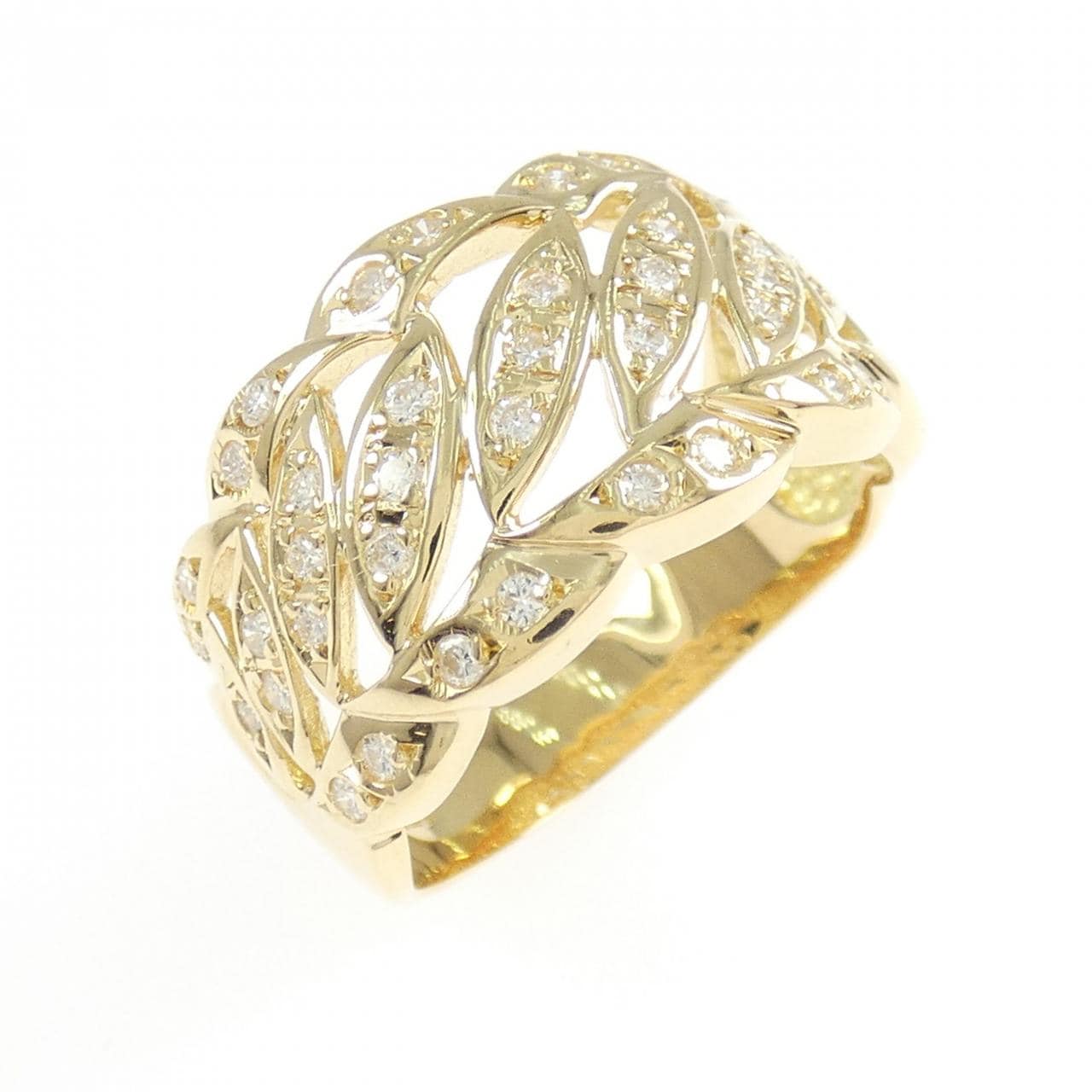 K18YG ダイヤモンド リング