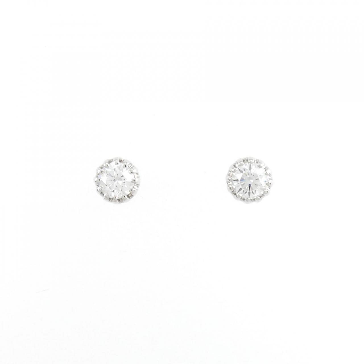 [Remake] Diamond earrings 0.204CT 0.205CT F VS2 EXT H&C