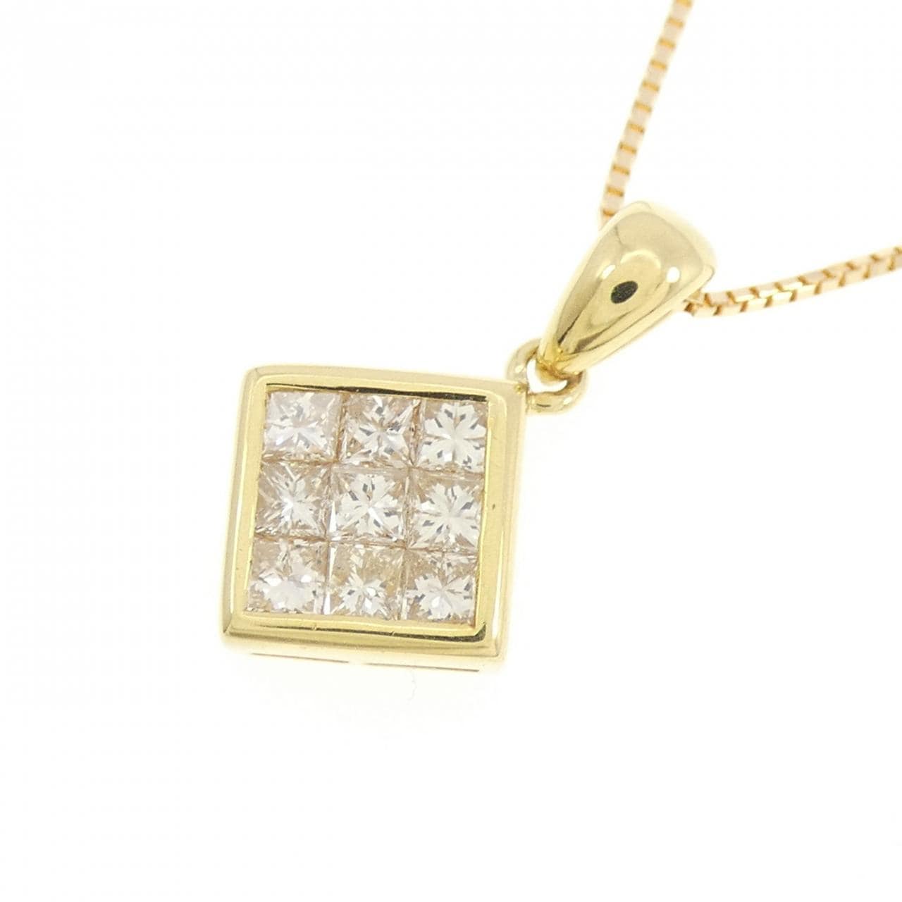 K18YG ダイヤモンド ネックレス 0.50CT