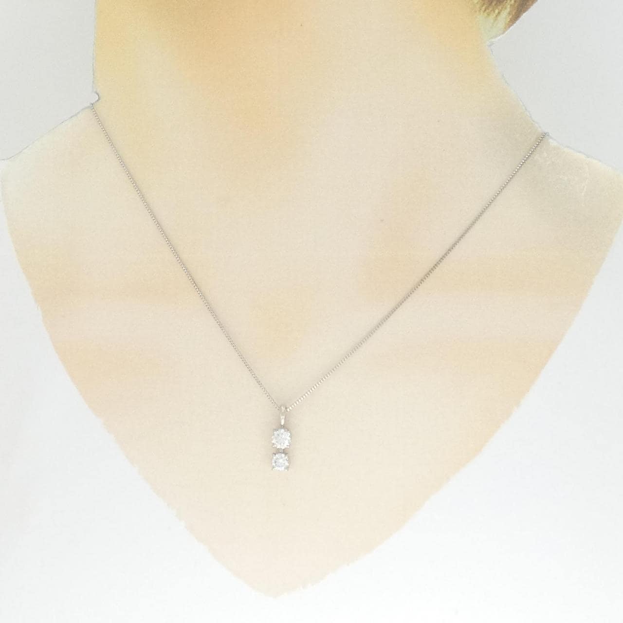 PT900/PT850 ダイヤモンド ネックレス 0.73CT