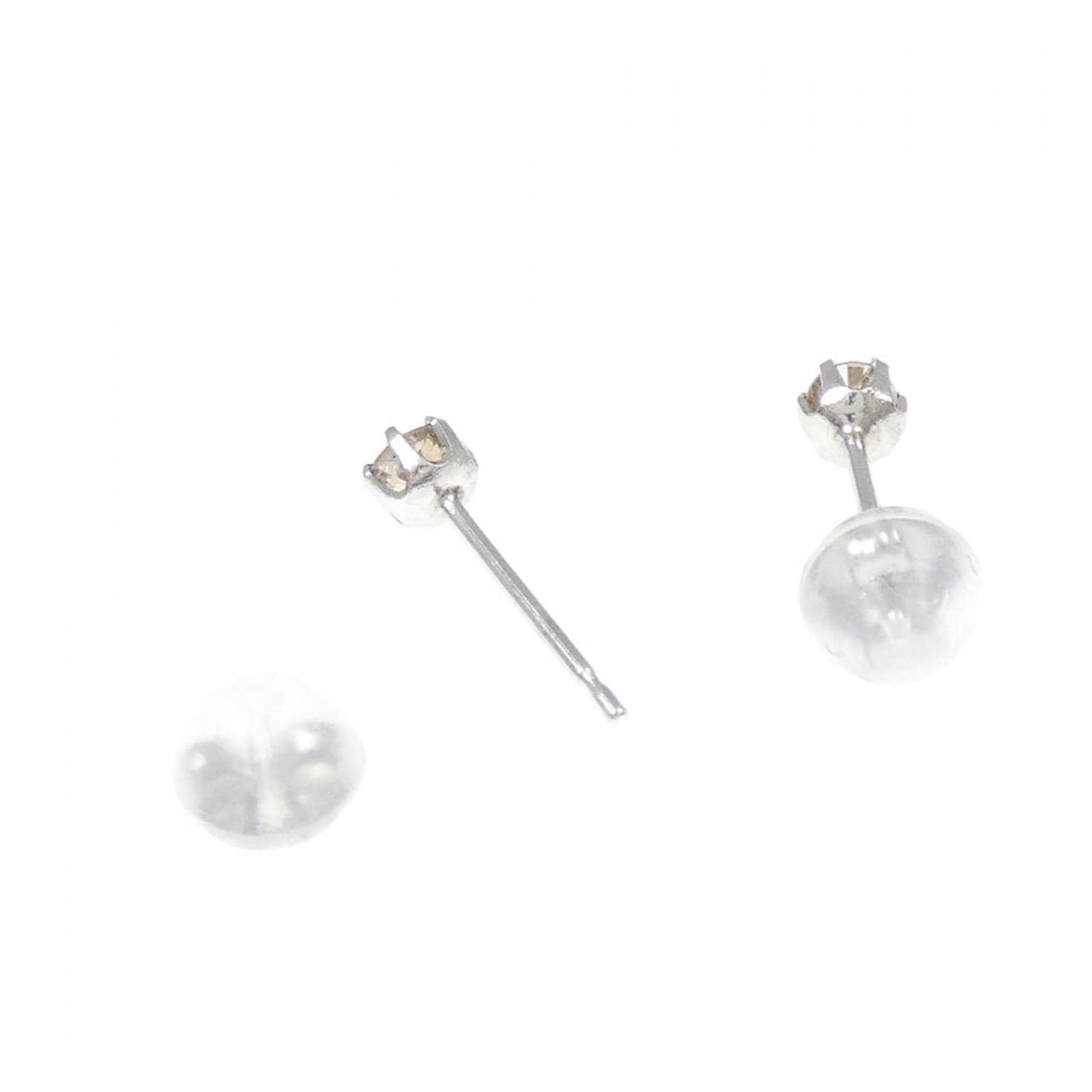 PT900钻石耳环 0.20 克拉