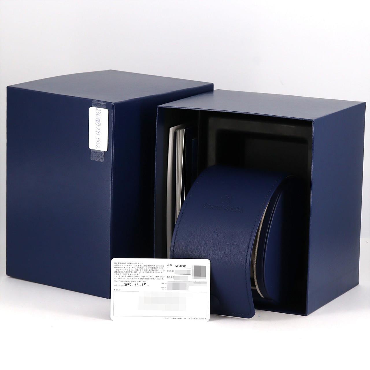 セイコー エボリューション9コレクションスプリングドライブU.F.A. 9RB2-0AA0/SLGB003 TI 自動巻