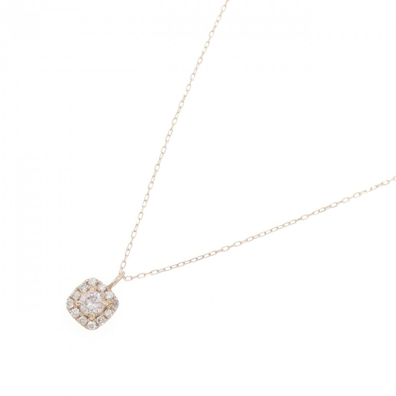 K18PG ダイヤモンド ネックレス 0.15CT