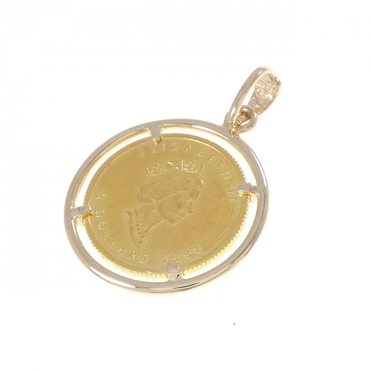 14K(枠) コイン ペンダント