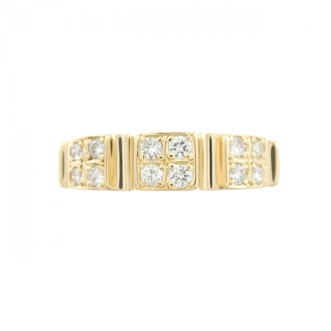 K18YG ダイヤモンド リング 0.19CT