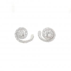 K18WG ダイヤモンド ピアス 1.20CT