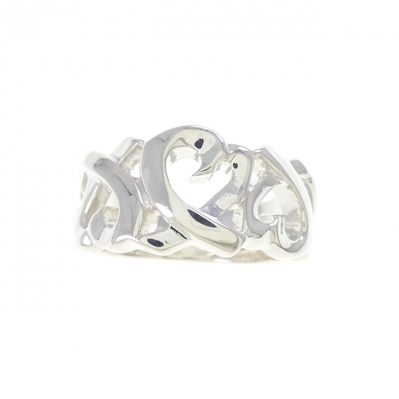 TIFFANY三重loving heart戒指