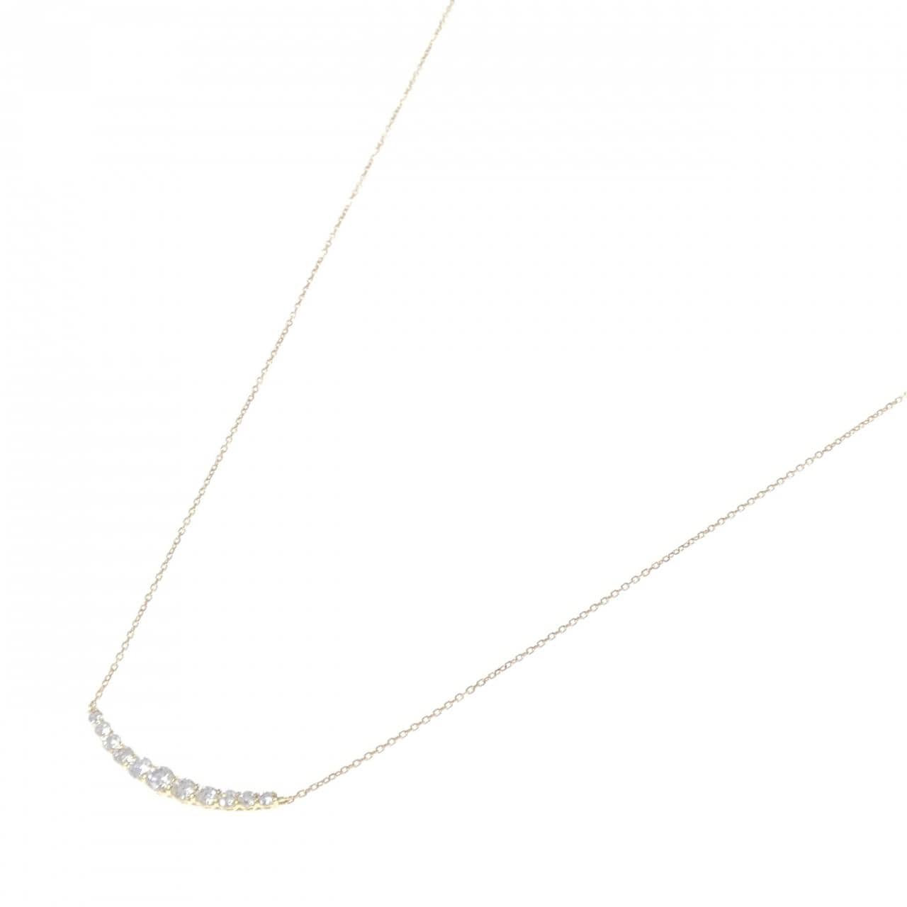 K18YG ダイヤモンド ネックレス 0.50CT