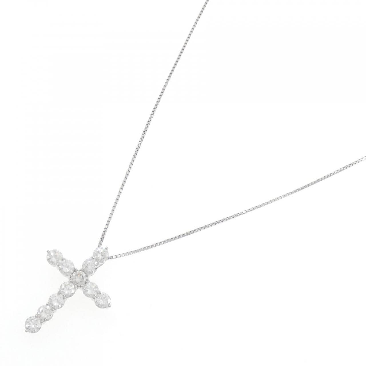 [BRAND NEW] PT Diamond Necklace 2.333CT G SI1-2 VG-GOOD