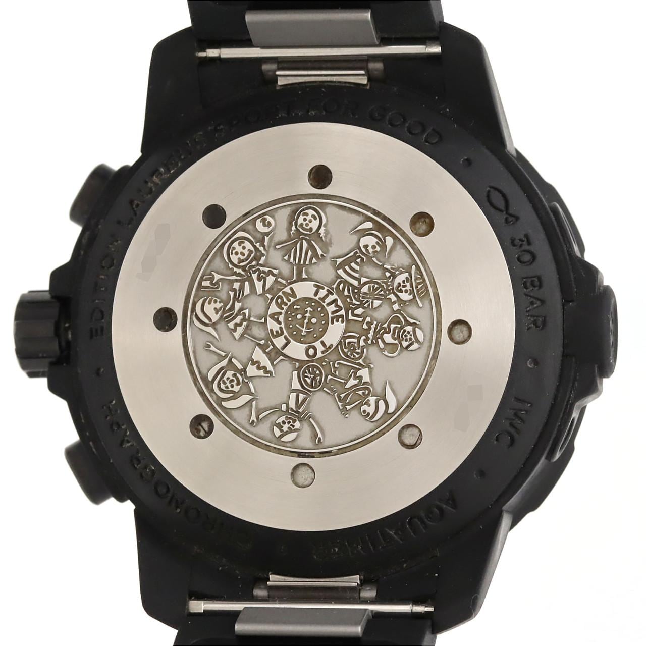 【ノーメンテナンス還元価格】IWC アクアタイマークロノグラフ ローレウススポーツフォーグッド" LTD" IW379507 SSxラバー 自動巻