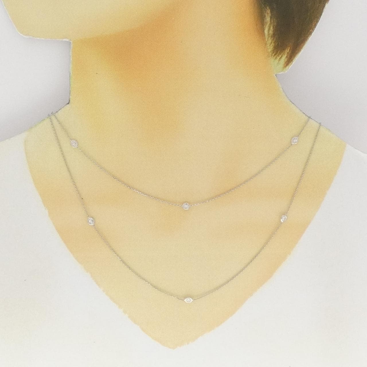PT850 2WAY ダイヤモンド ネックレス 1.00CT