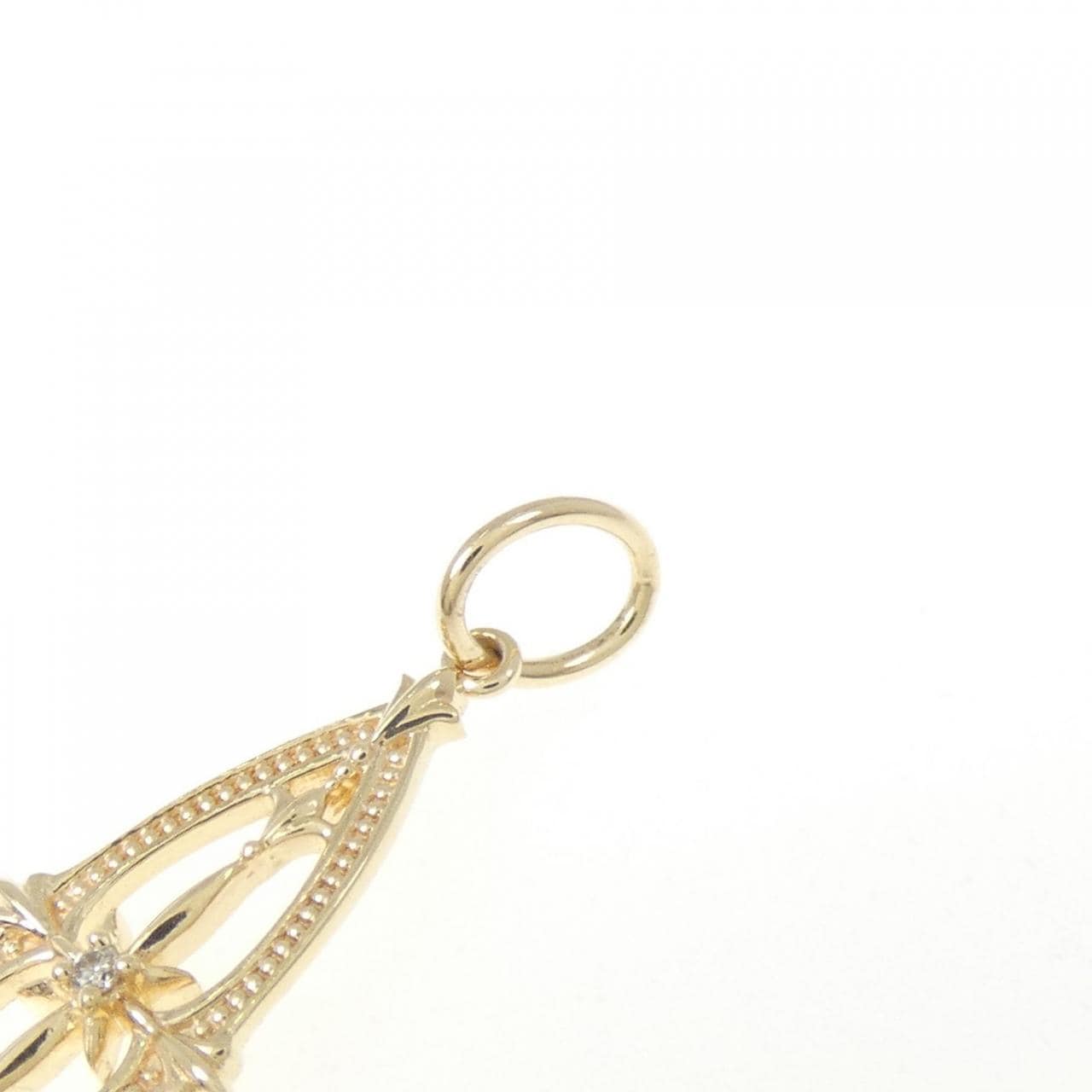 アガット ダイヤモンド ペンダント 0.005CT