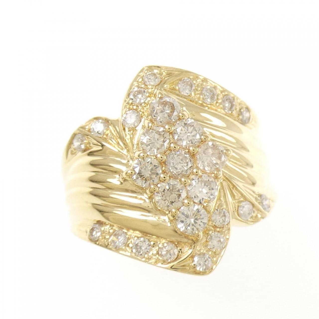 K18YG ダイヤモンド リング 1.00CT