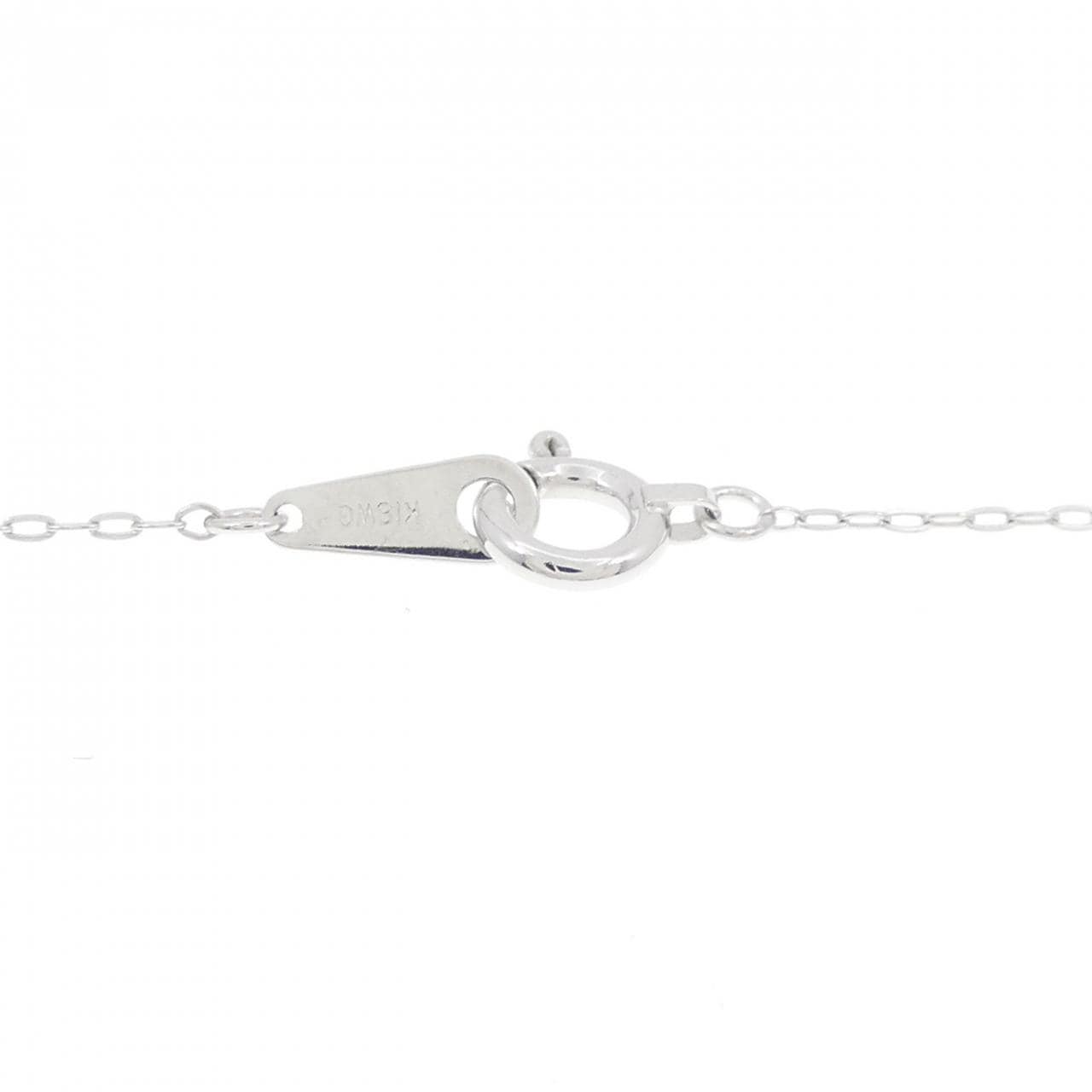 K18WG ダイヤモンド ネックレス 0.03CT
