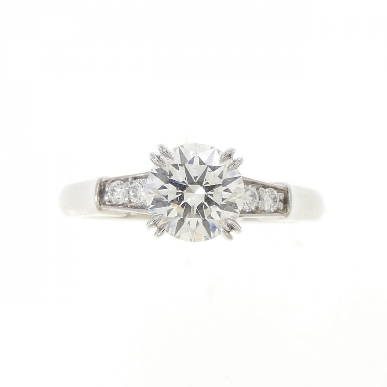 ハリーウィンストン ラウンドトリスト リング 0.73CT F VVS2 3EXT