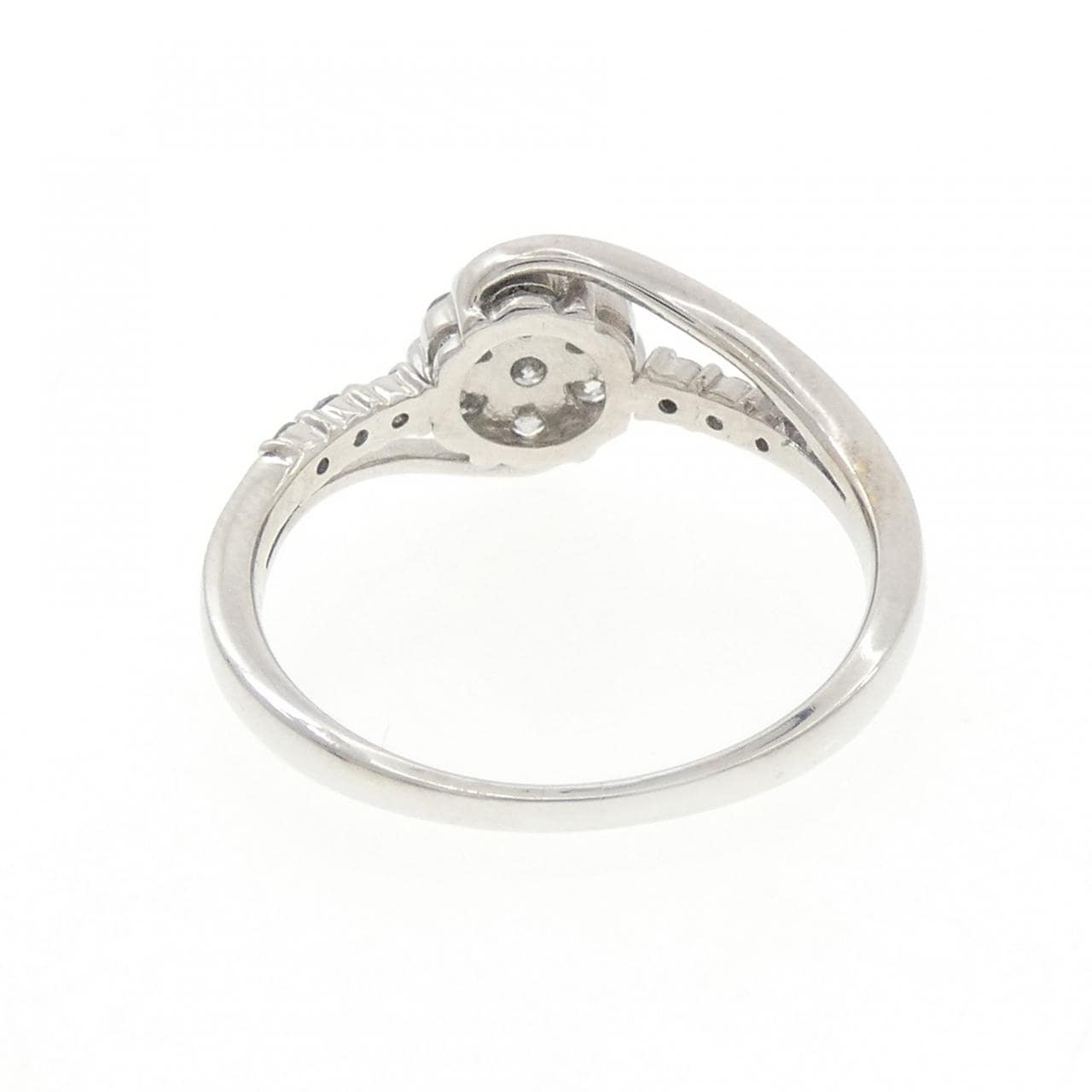K18WG ダイヤモンド リング 0.40CT