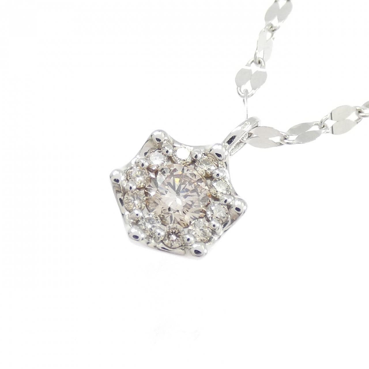 PT900/PT850 ダイヤモンド ネックレス 0.31CT