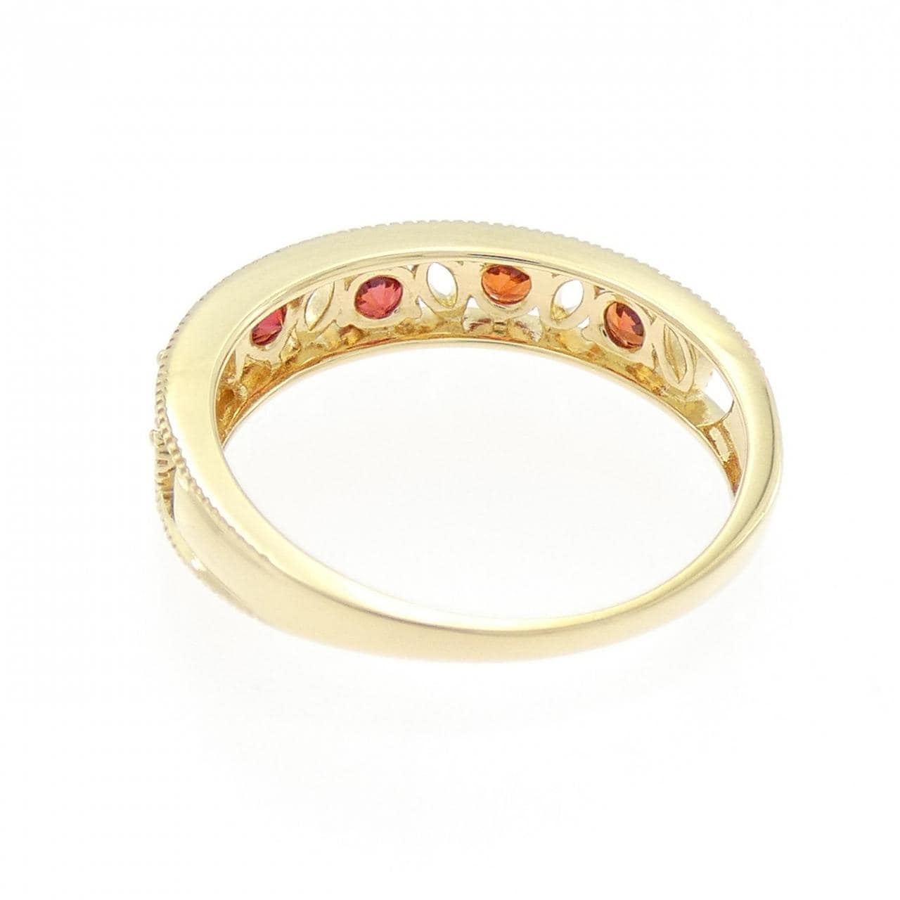 K18YG サファイヤ リング 0.69CT