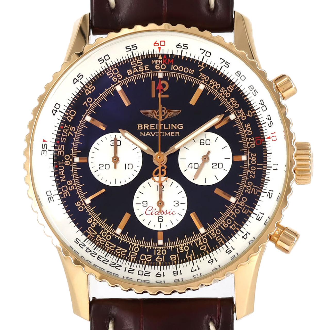 ブライトリング ナビタイマークラシック PG LIMITED H30330/H300B52WBA PG･RG 自動巻