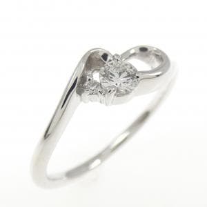 K18WG ダイヤモンド リング 0.16CT