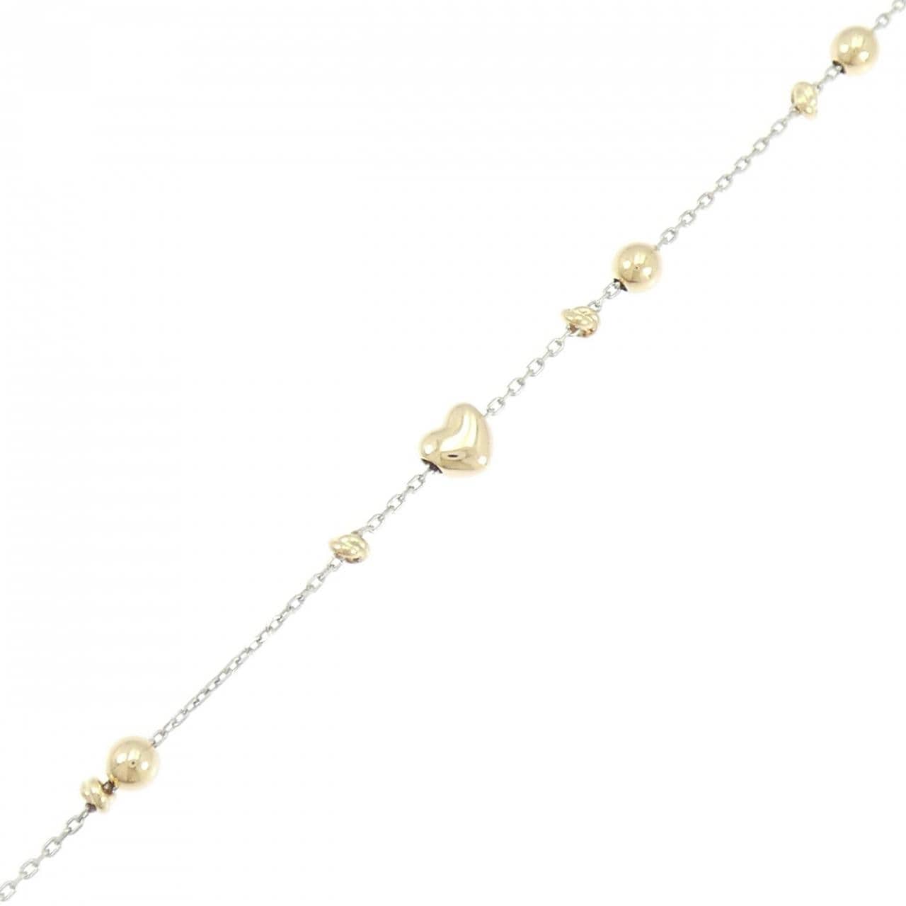 ヴァンドーム K18YG/PT850 アンクレット