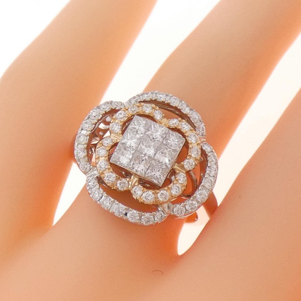 K18WG/K18PG ダイヤモンド リング 1.16CT