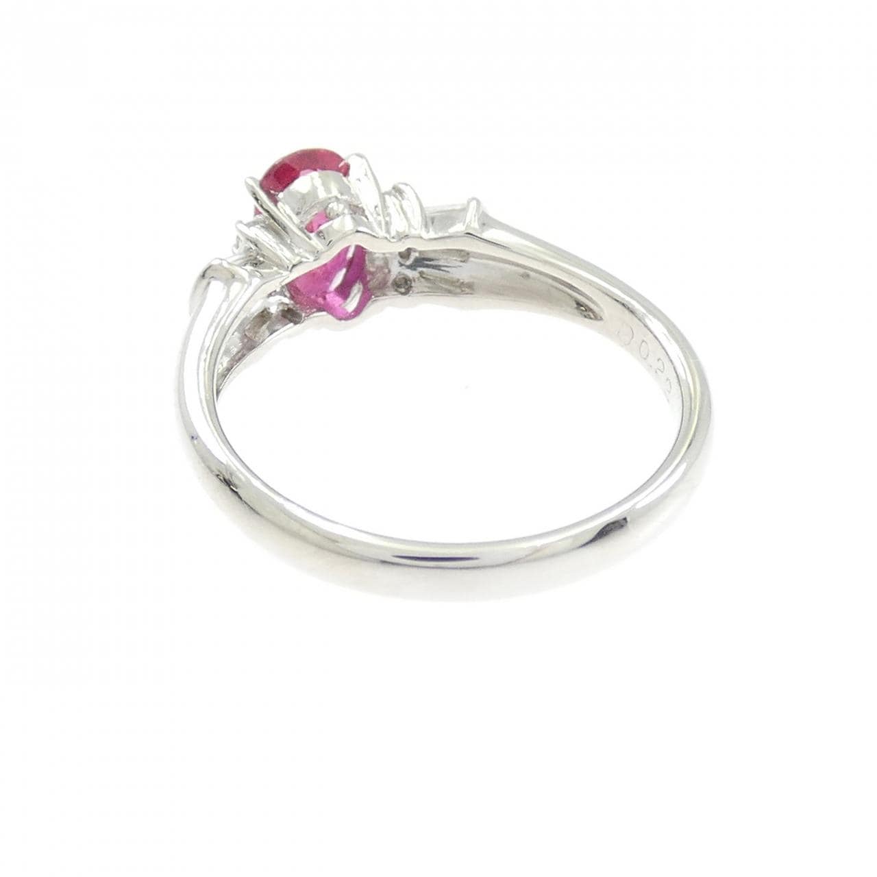 PT900 ルビー リング 0.80CT
