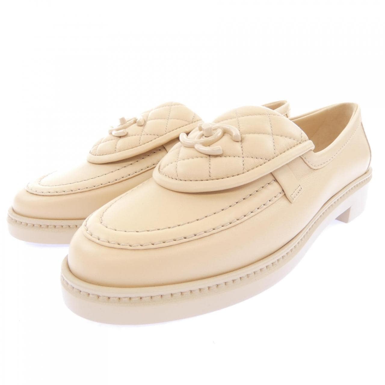 シャネル CHANEL ターンロック モカシン G45474B15482 シューズ