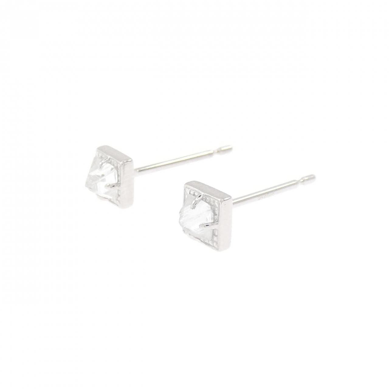 K18WG ダイヤモンド ピアス 0.20CT