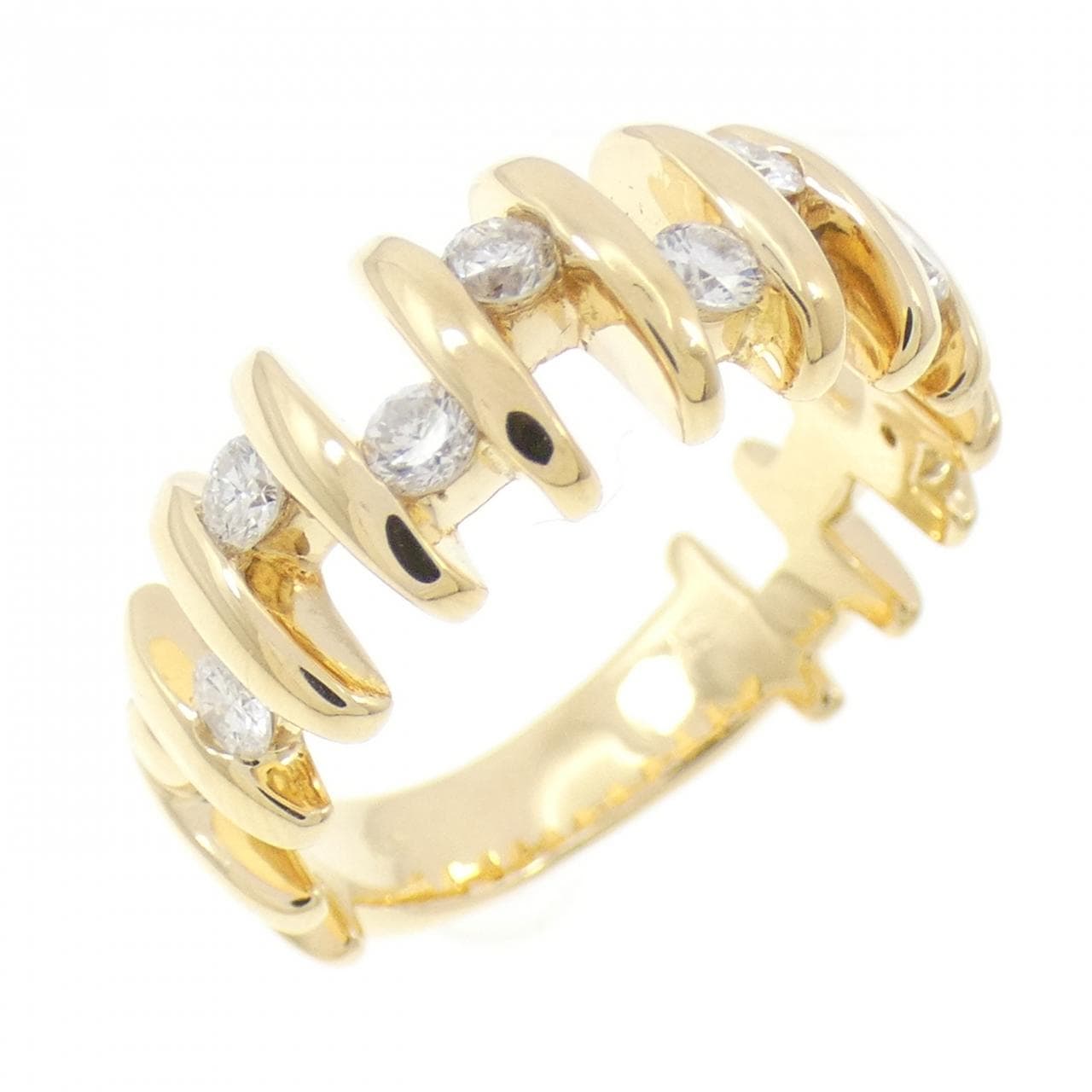 K18YG ダイヤモンド リング 0.43CT