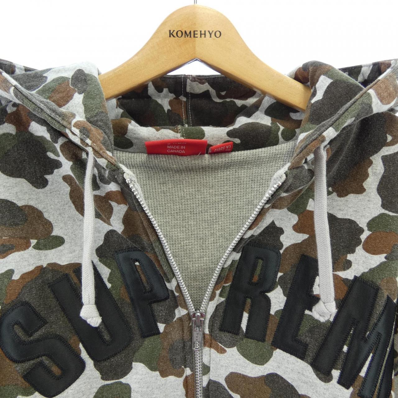 シュプリーム SUPREME ARC LOGO THERMAL ZIP パーカー