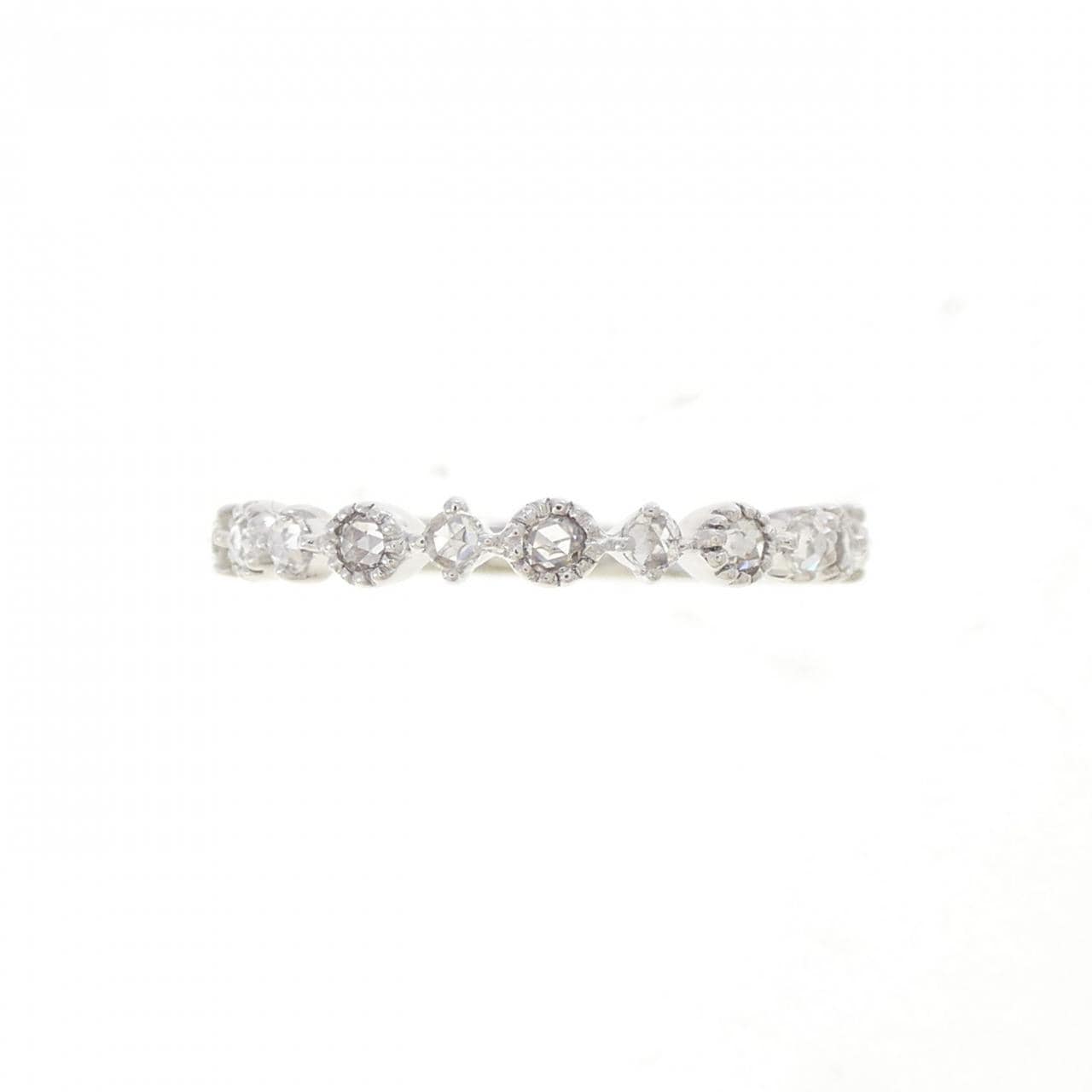 K18WG ダイヤモンド リング 0.19CT