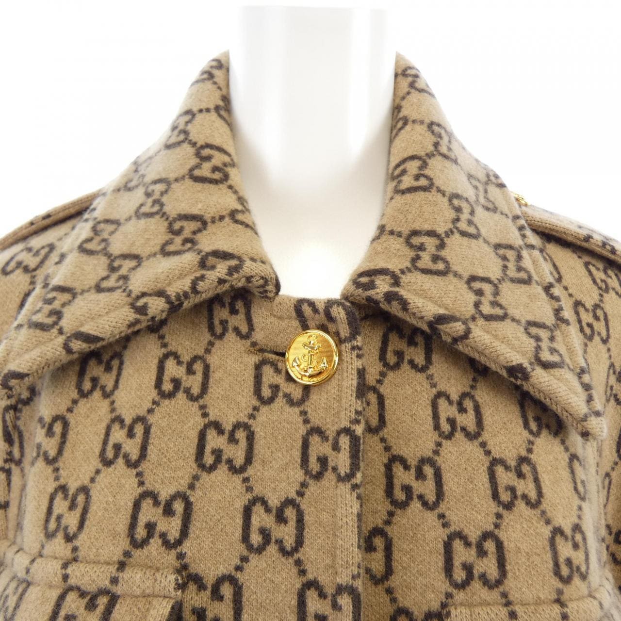 グッチ GUCCI GGウールケープ GGパターン 610488 XKA5U ケープ