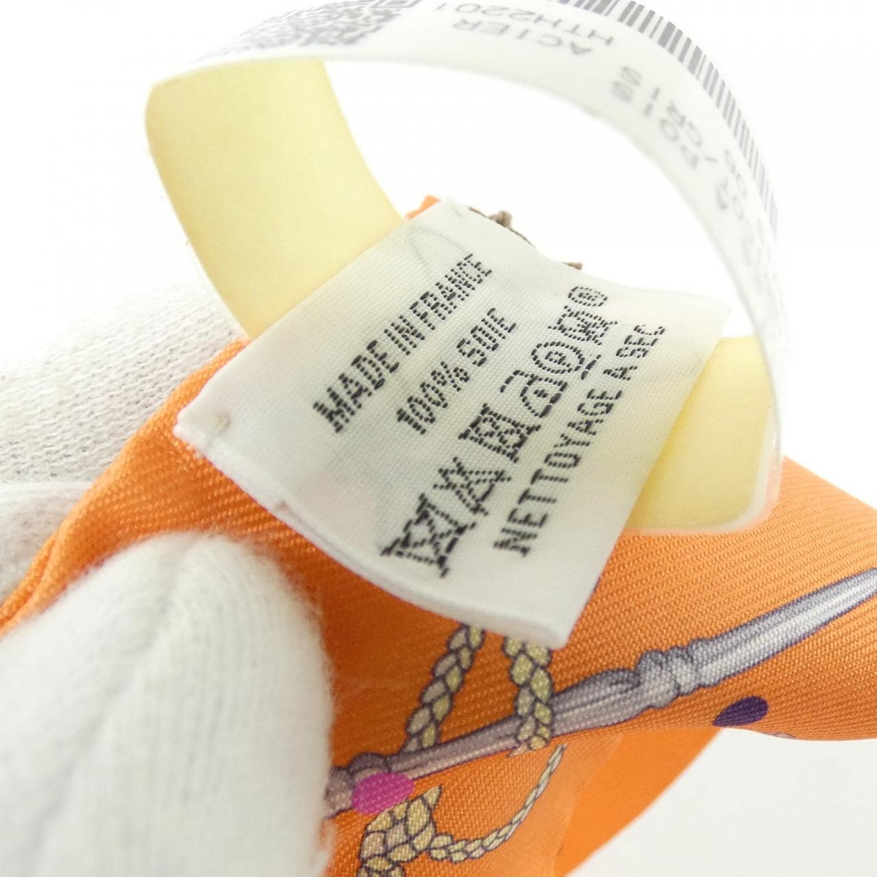 【未使用品】エルメス LES CLES A POIS ツイリー 063871S スカーフ