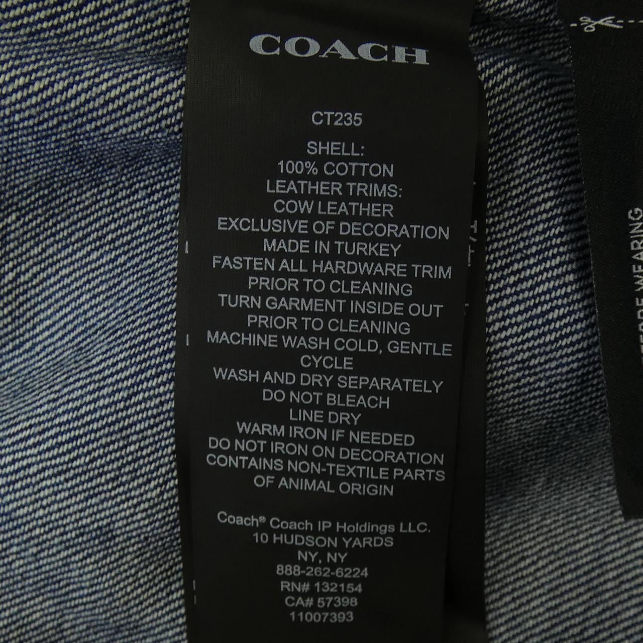 蔻馳COACH牛仔夾克