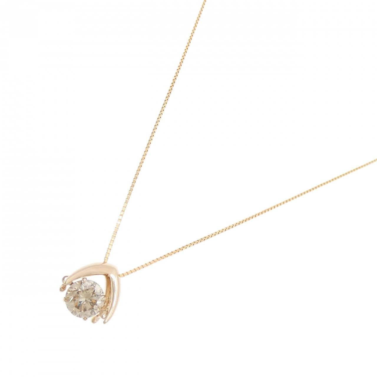 K18PG ダイヤモンド ネックレス 1.016CT