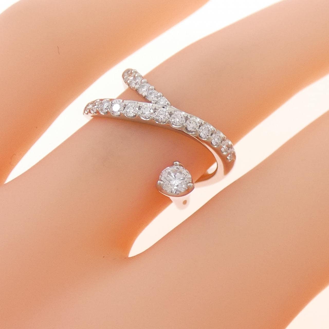 PT900 ダイヤモンド リング 0.47CT