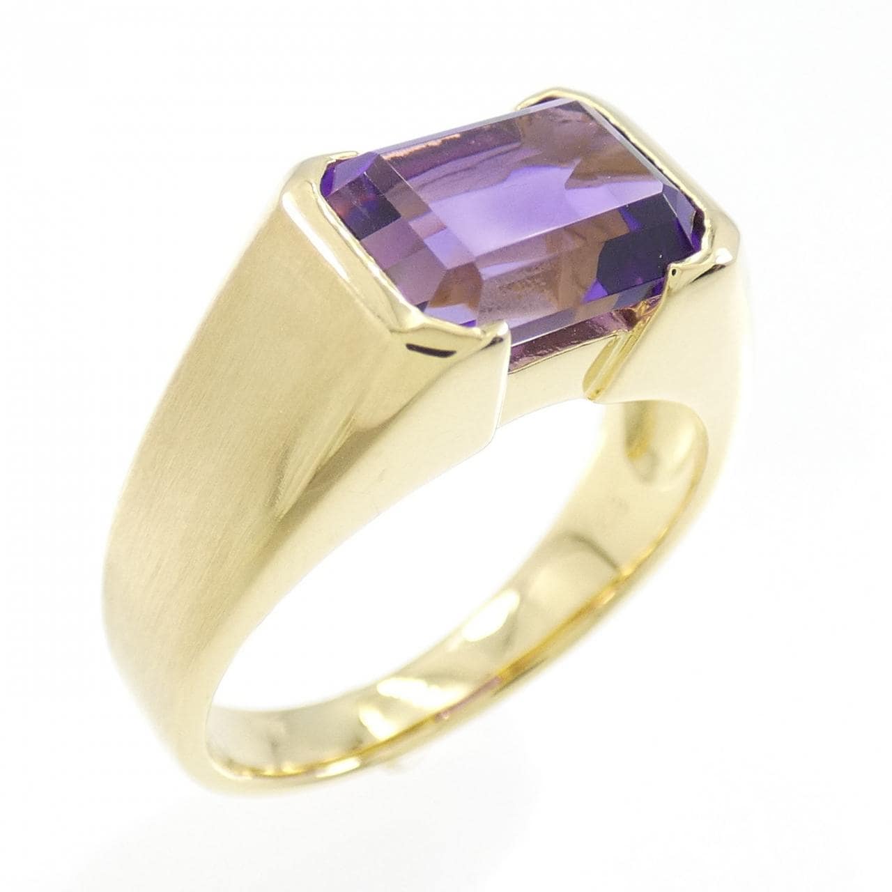 K18YG アメジスト リング 2.30CT