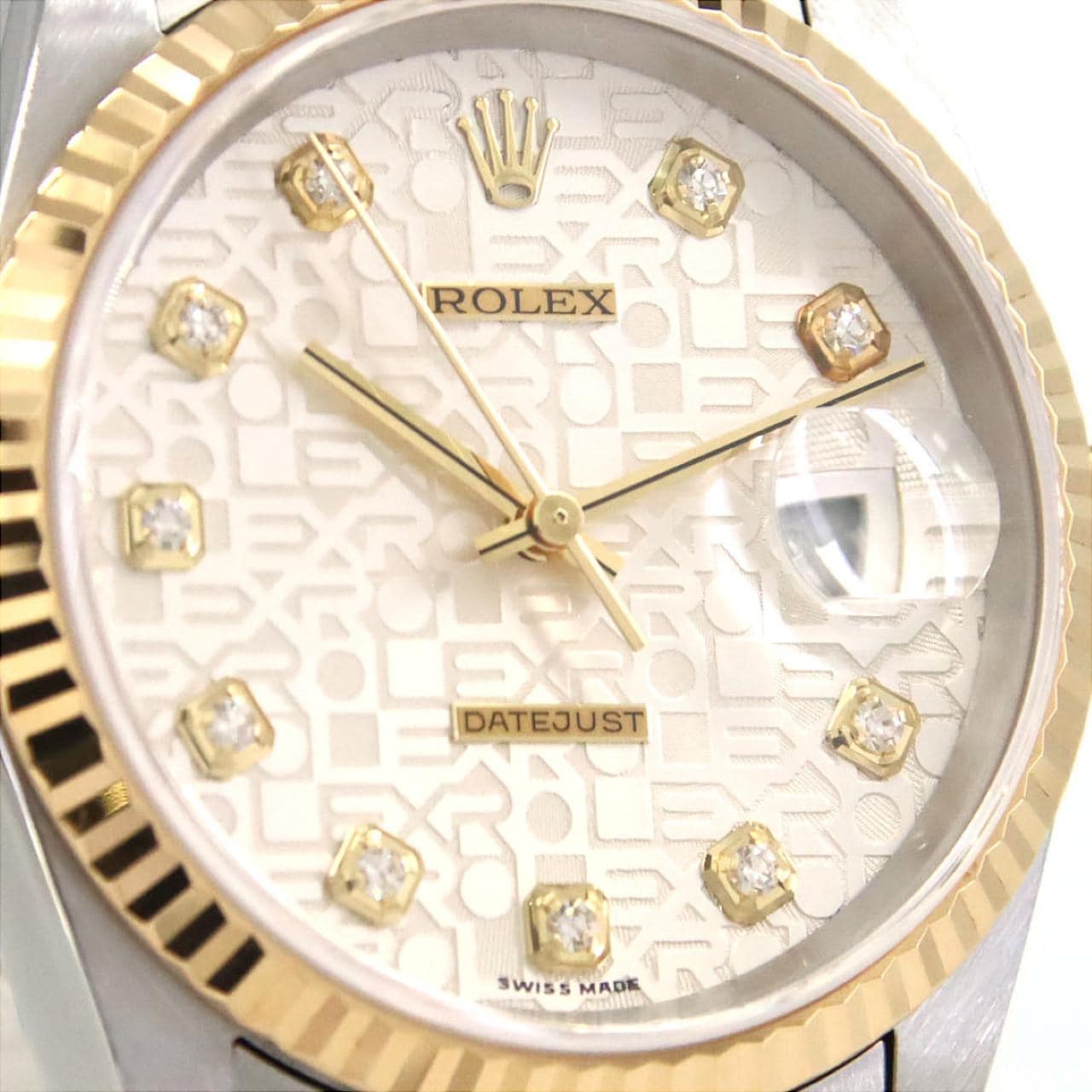 ロレックス デイトジャスト 16233G SSxYG 自動巻 K番