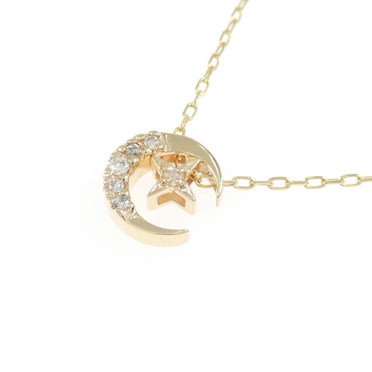 アガット ダイヤモンド ネックレス 0.05CT