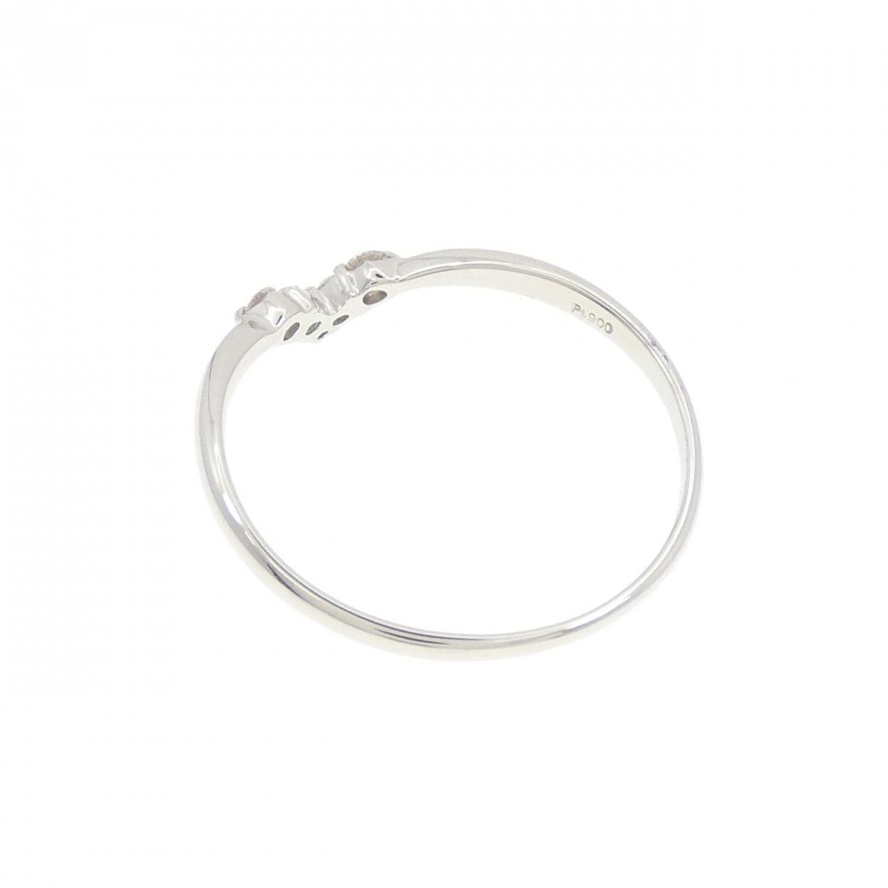 【新品】PT900 ダイヤモンド リング 0.08CT