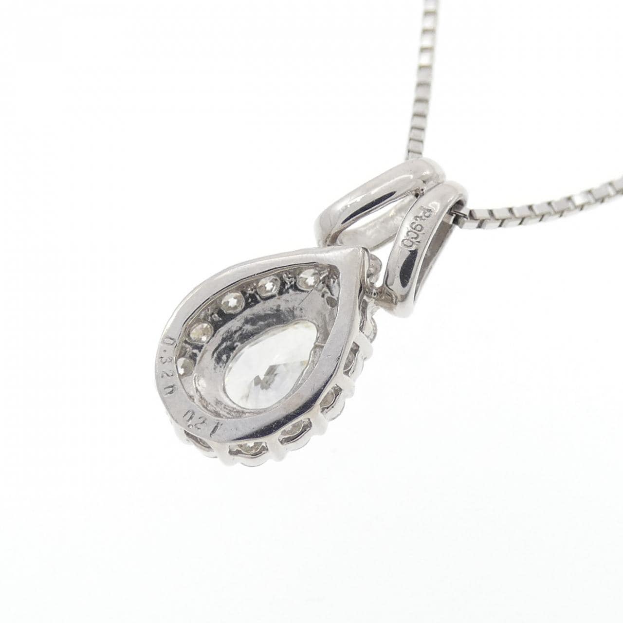 PT900/PT850 ダイヤモンド ネックレス 0.320CT